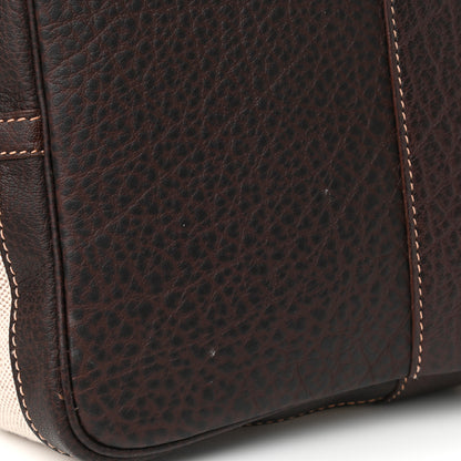 Hermes Toile Buffle Gala Garden Party Tote 49 GM Marron Fonce 12 of 15