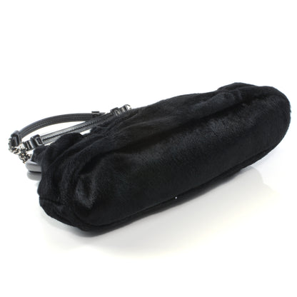 Chanel Pony Hair Small Sharpei Frame Tote Black 4 of 8