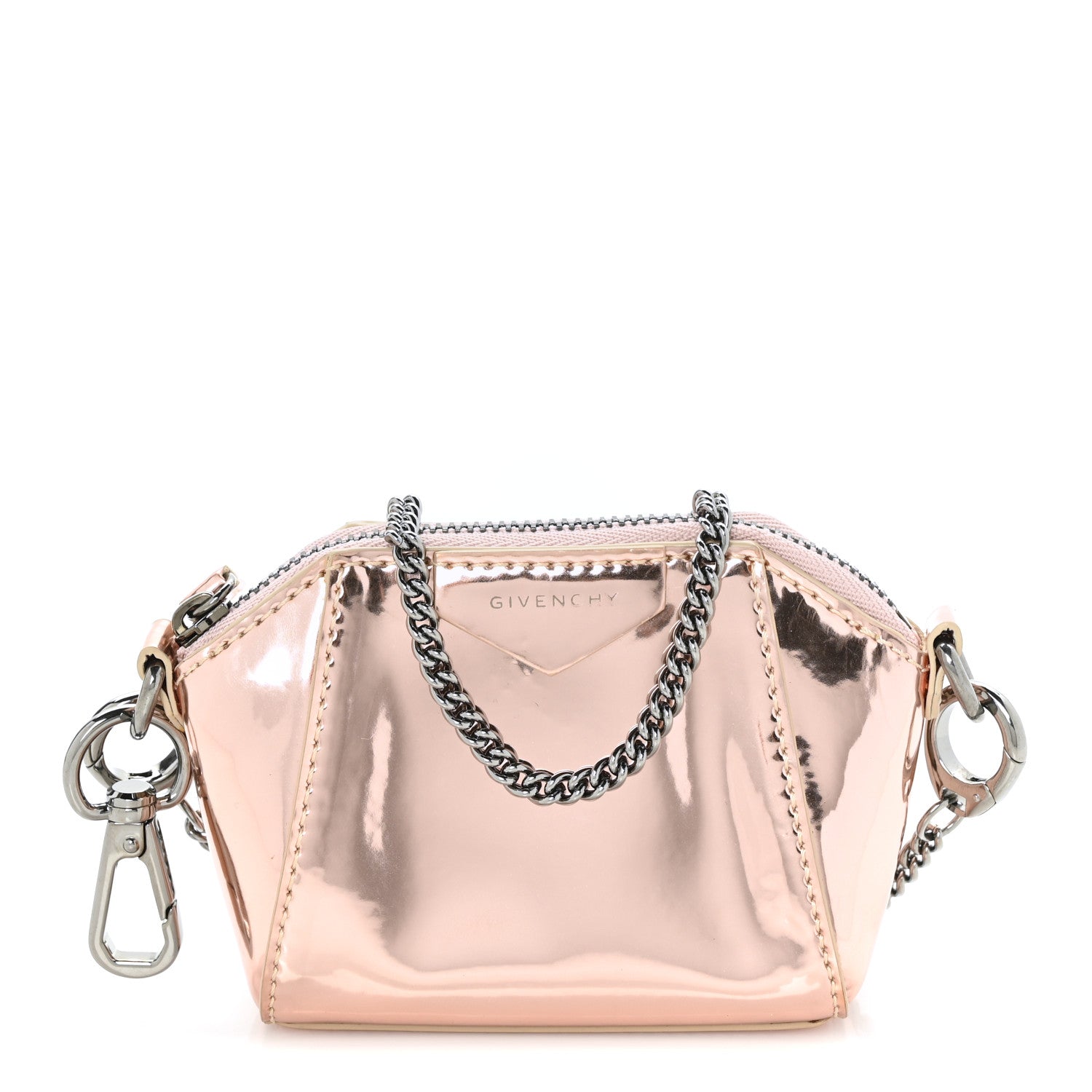 Givenchy Metallic Baby Antigona Light Pink 1 of 7