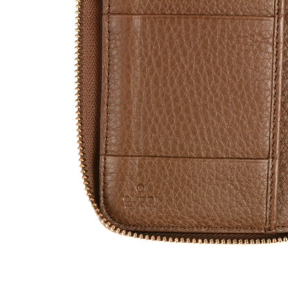 Gucci Calfskin Medium Soho Zip Around Wallet Maple Brown 6 of 7