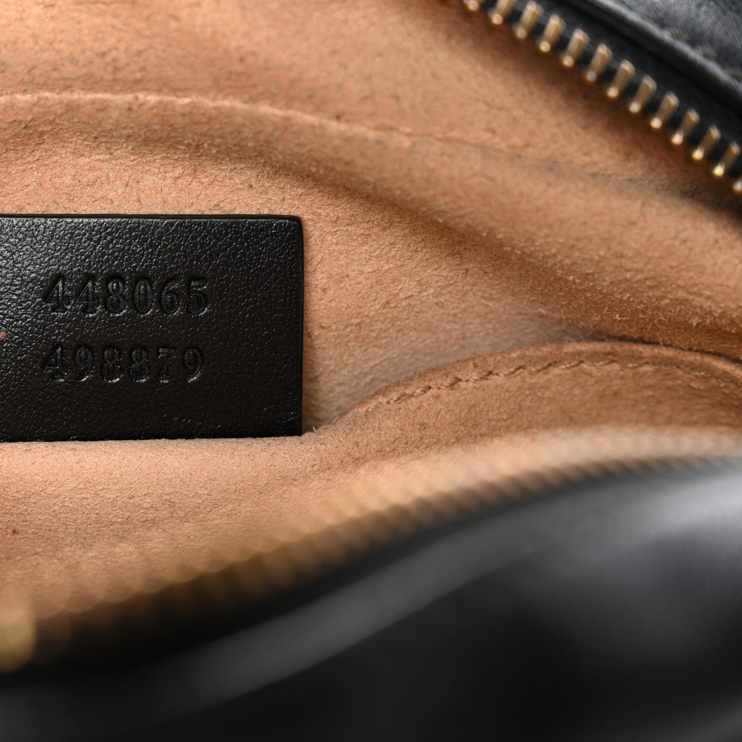 Calfskin Matelasse Mini GG Marmont Chain Shoulder Bag Black
