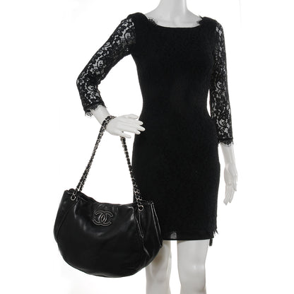 Chanel Lambskin Sensual Hobo Black 2 of 7