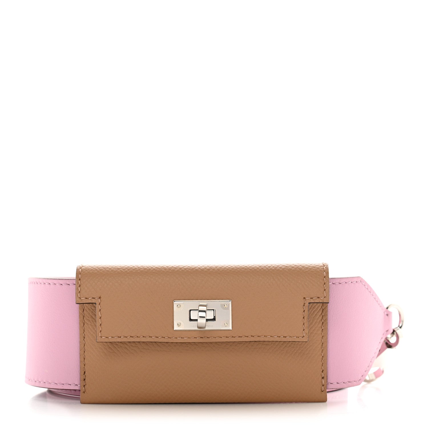 Hermes Swift Epsom Pocket Kelly Shoulder Strap Mauve Sylvestre Chai 1 of 3