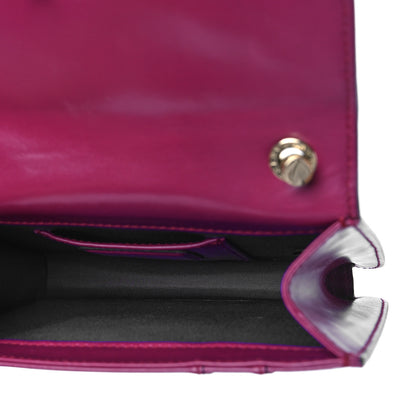 Bulgari Calfskin Serpenti Forever Crossbody Bag Plum 6 of 12