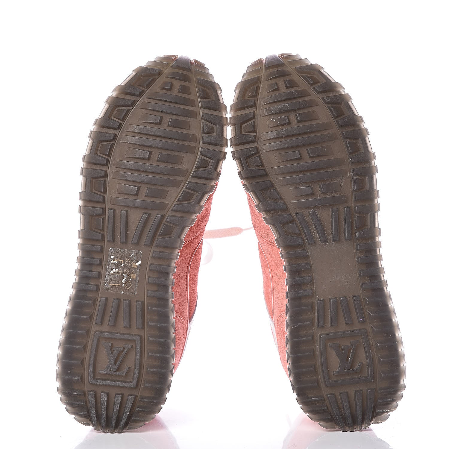 Louis Vuitton Nubuck Suede Run Away Sneakers 36 Pink 5 of 7