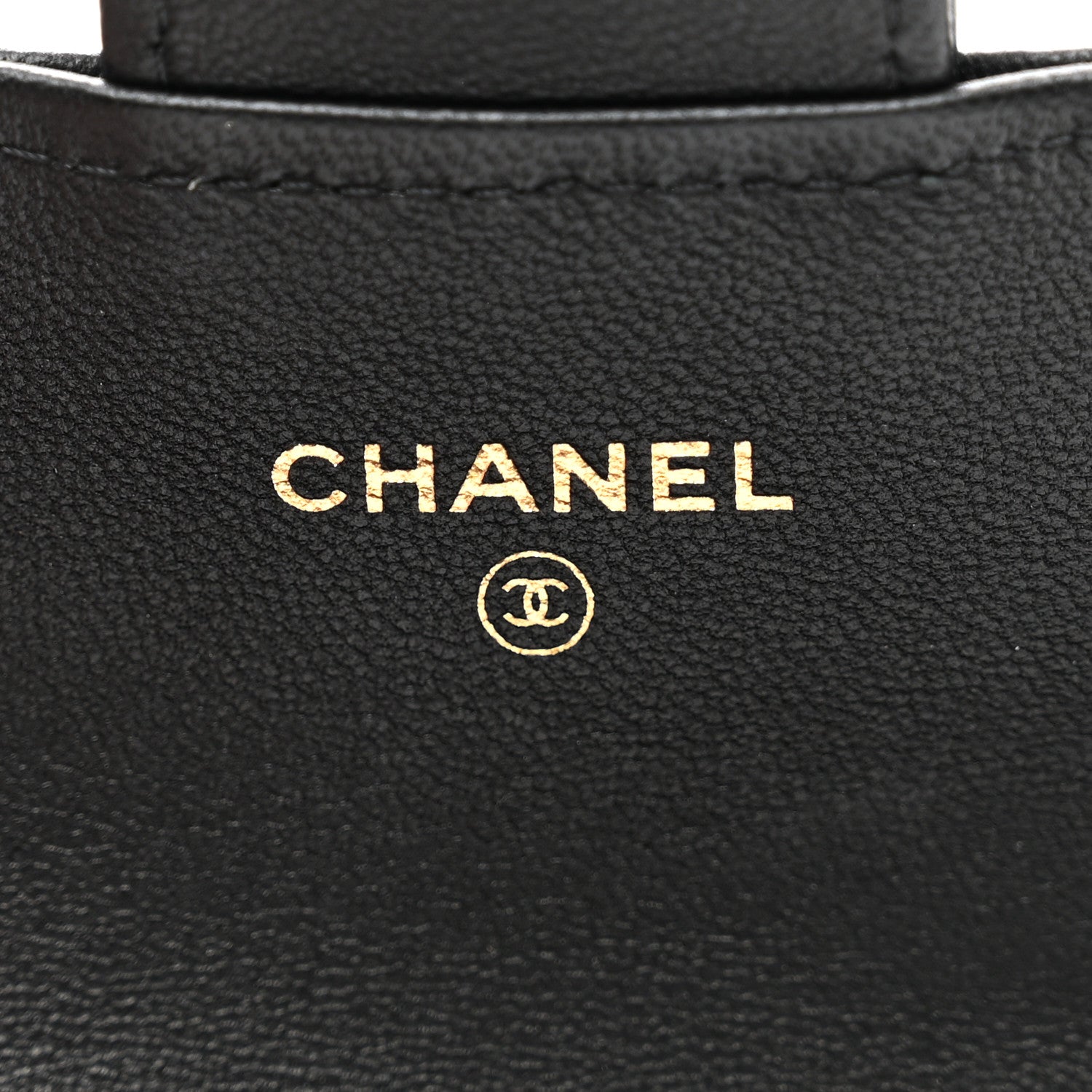 Chanel Lambskin Quilted Flap Card Holder Black 7 of 9