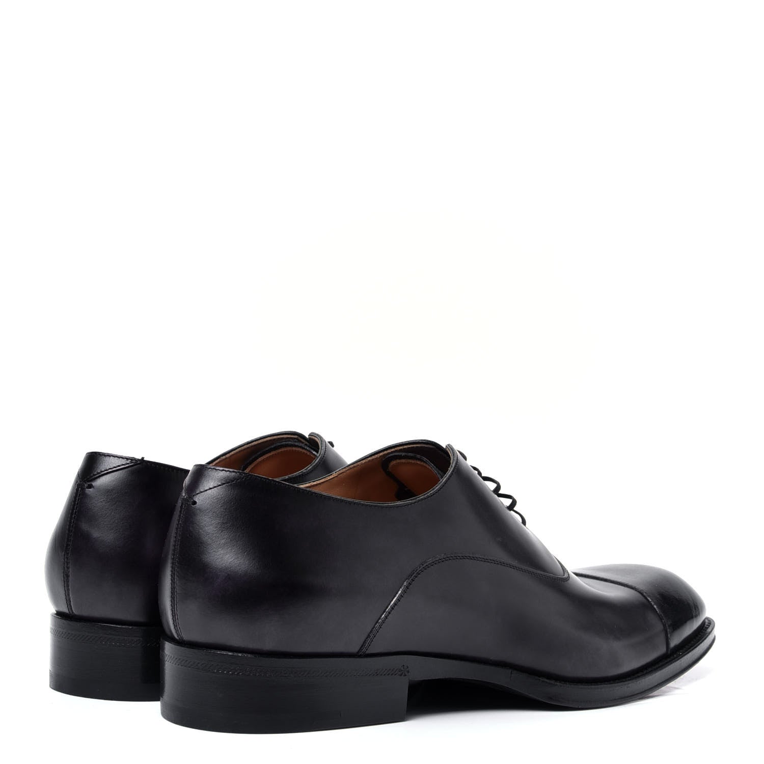 Louis Vuitton Calfskin Mens Vendome Richelieu 7.5 Black 3 of 10