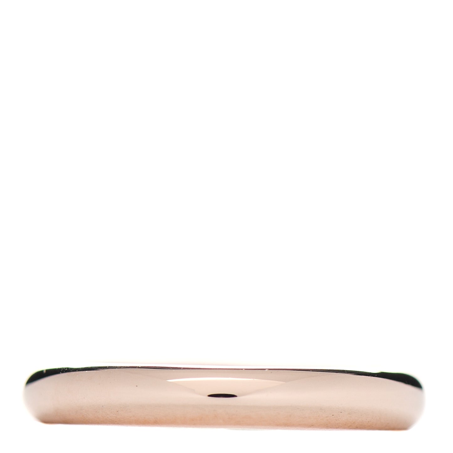 18K Rose Gold Heart Lock Charm Ring 50 5.25