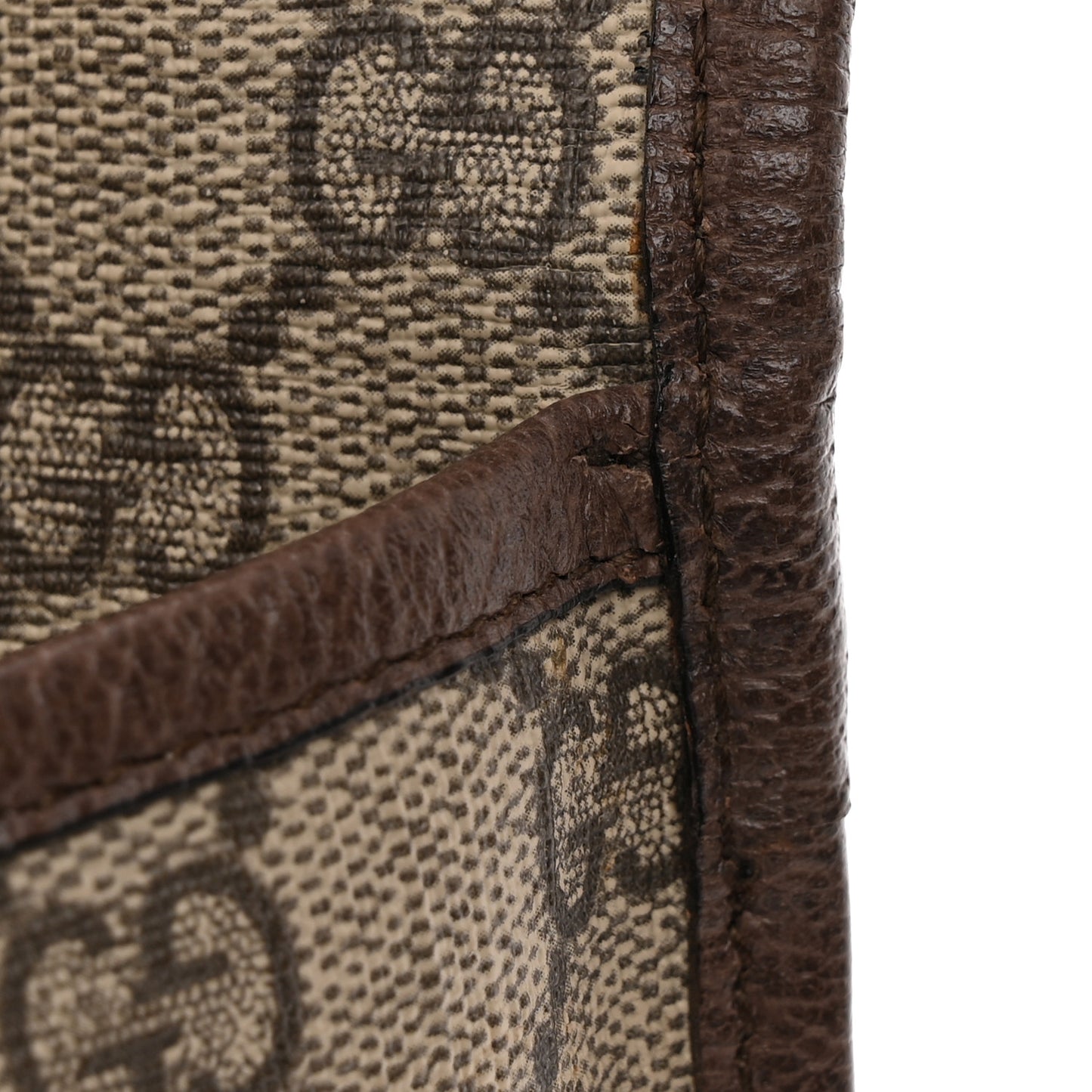 GG Supreme Monogram Neo Vintage Web Belt Bag Brown
