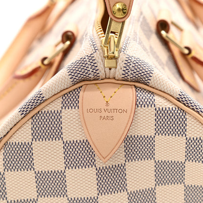 Louis Vuitton Damier Azur Speedy 30 6 of 9