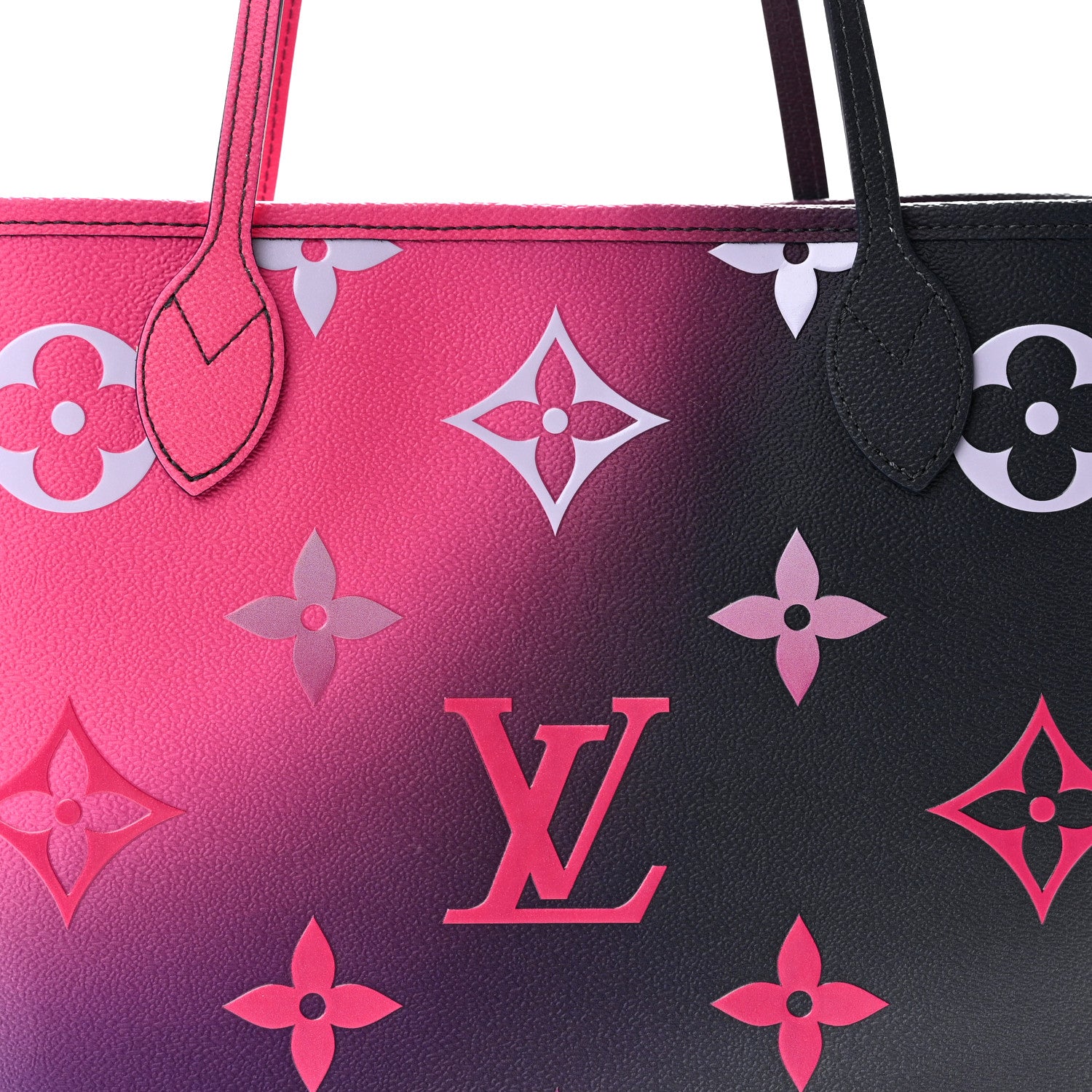 Louis Vuitton Monogram Giant Spring In The City Neverfull MM Midnight Fuchsia 7 of 9