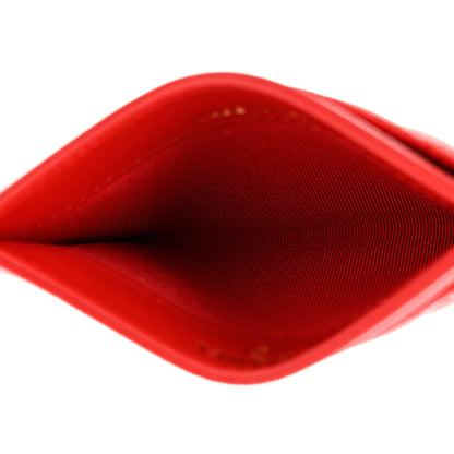Chanel Caviar Quilted Card Holder Red 5 of 9