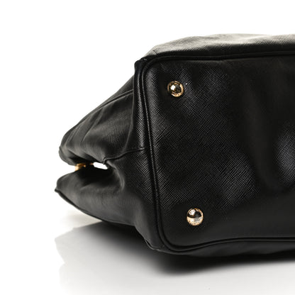 Prada Saffiano Medium Galleria Double Zip Tote Black 10 of 11