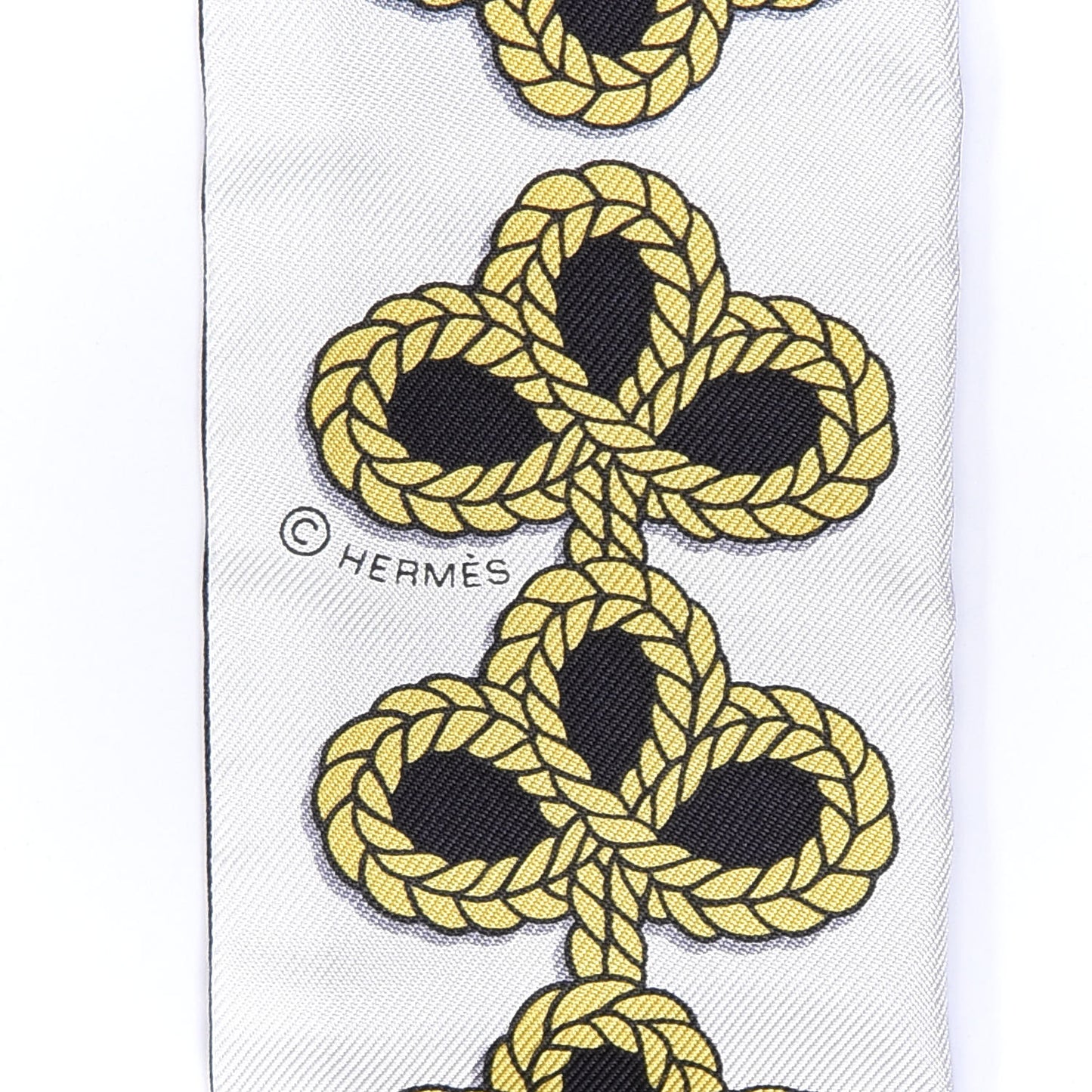 Silk Galons Et Brandebourg Twilly Black Gold White