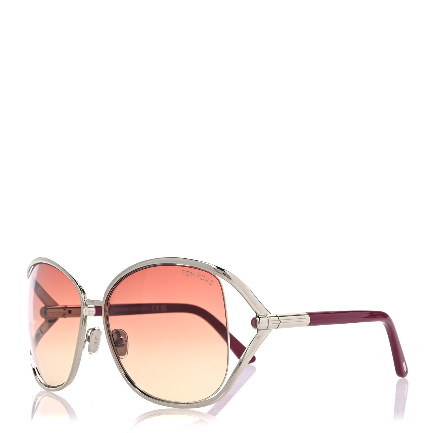 Tom Ford Metal Marta Sunglasses TF1091 Fuchsia 1 of 8