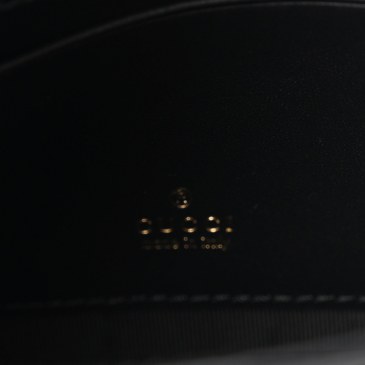 Gucci Shiny Calfskin Small Bamboo Night Bag Black 6 of 10