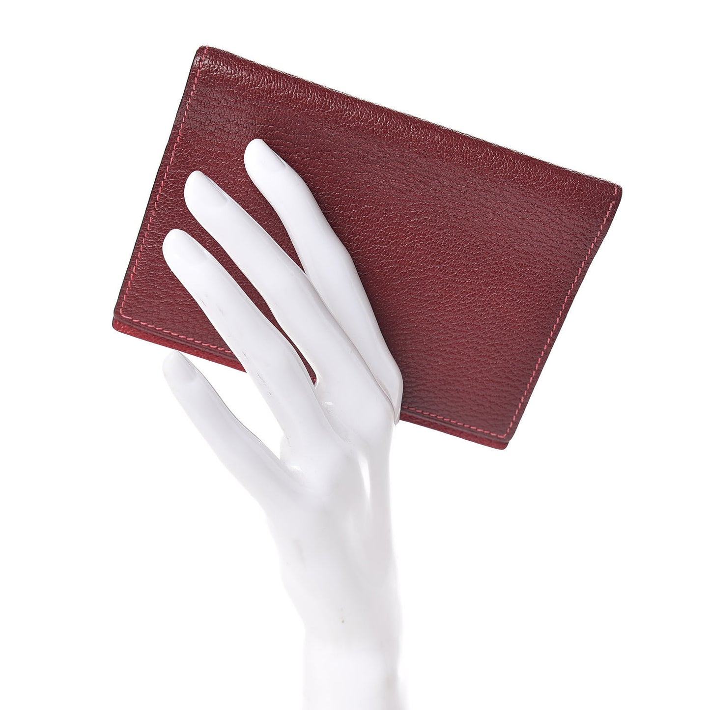 Chevre Mysore Bi-Color Grand Modele Agenda Cover Rouge H Rouge Casaque