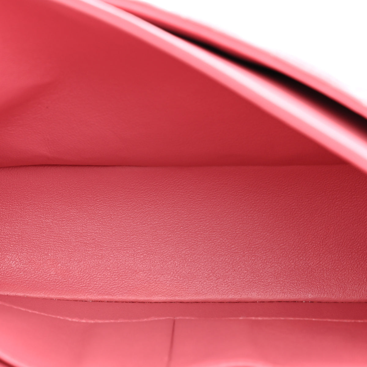 Lambskin Quilted Medium Double Flap Pink