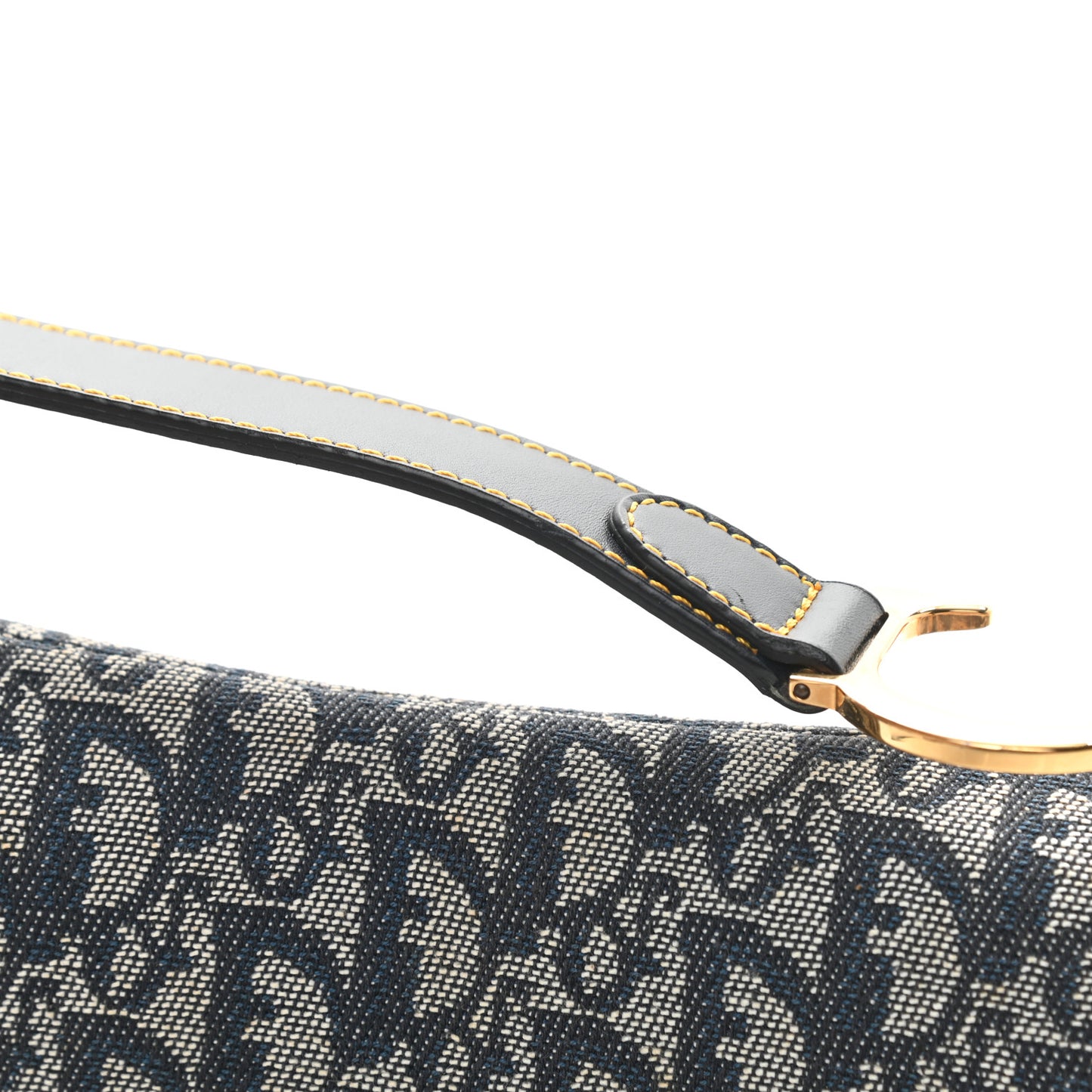 Monogram Saddle Bag Blue