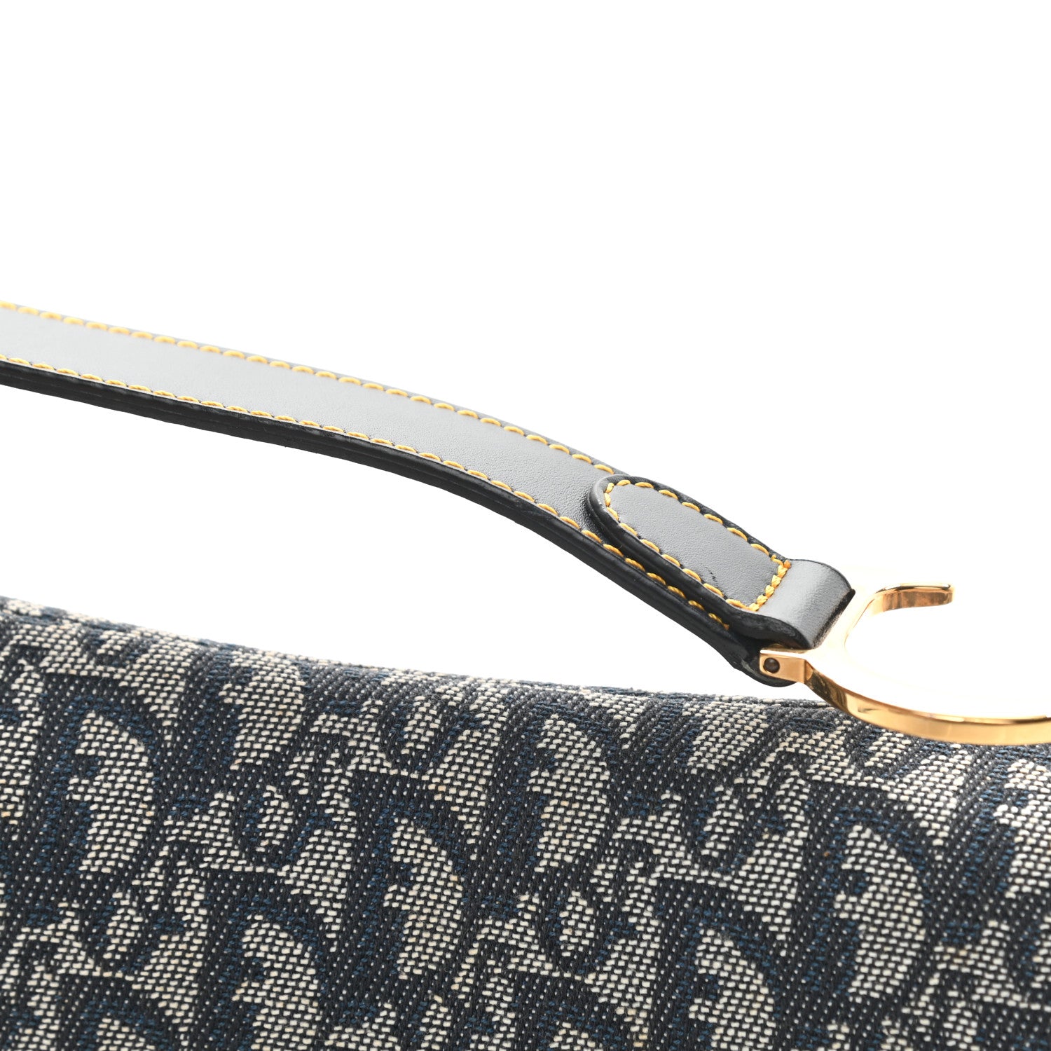 Christian Dior Monogram Saddle Bag Blue 11 of 13
