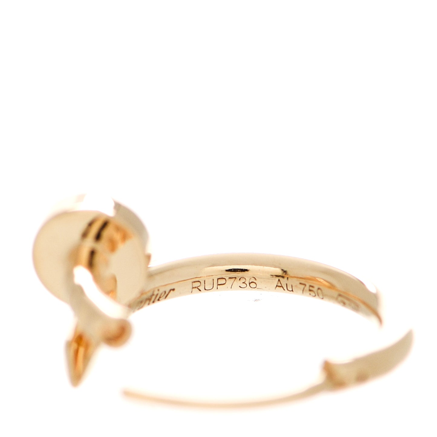 18K Yellow Gold Juste Un Clou Hoop Earrings
