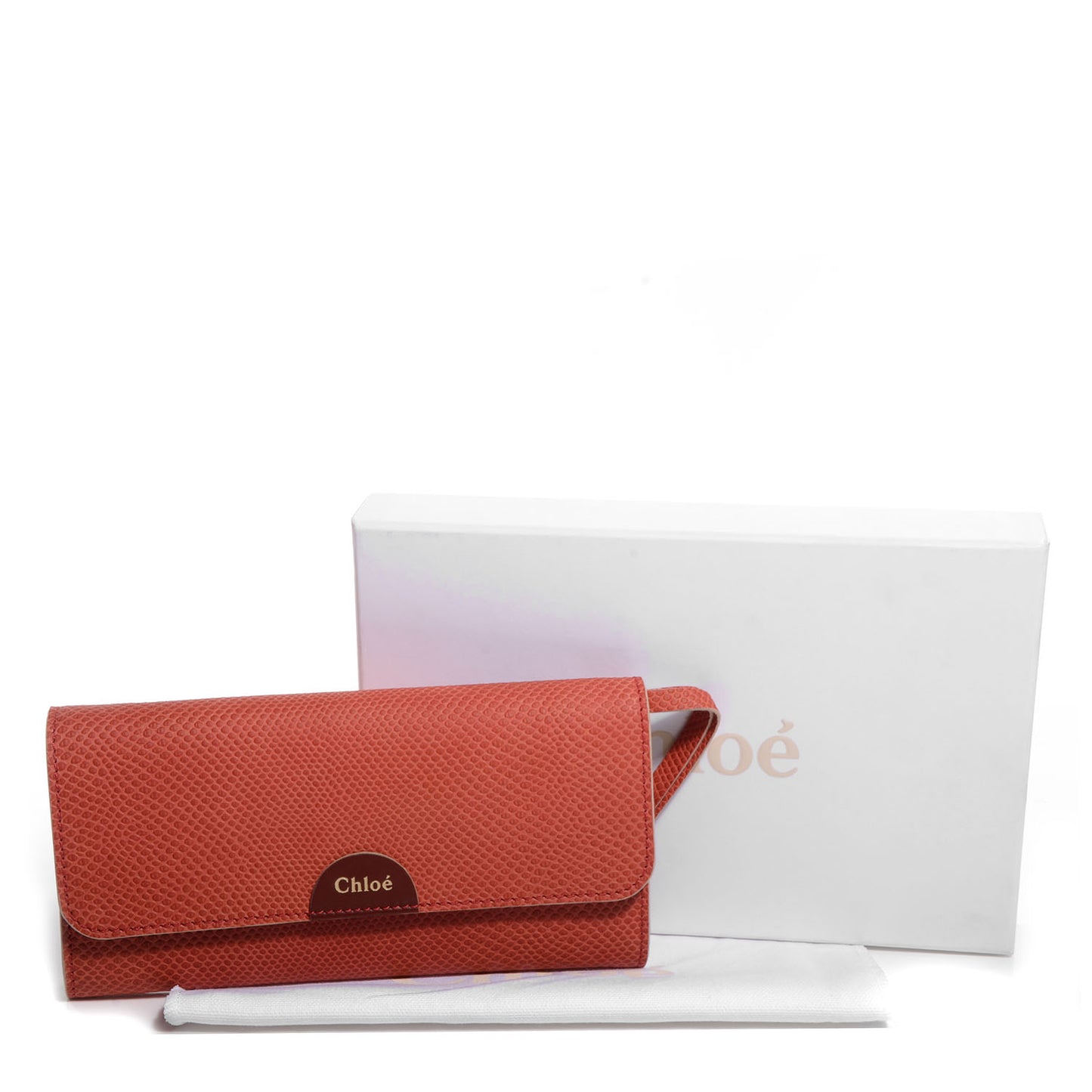 Lizard Embossed Bea Continental Flap Wallet Pink