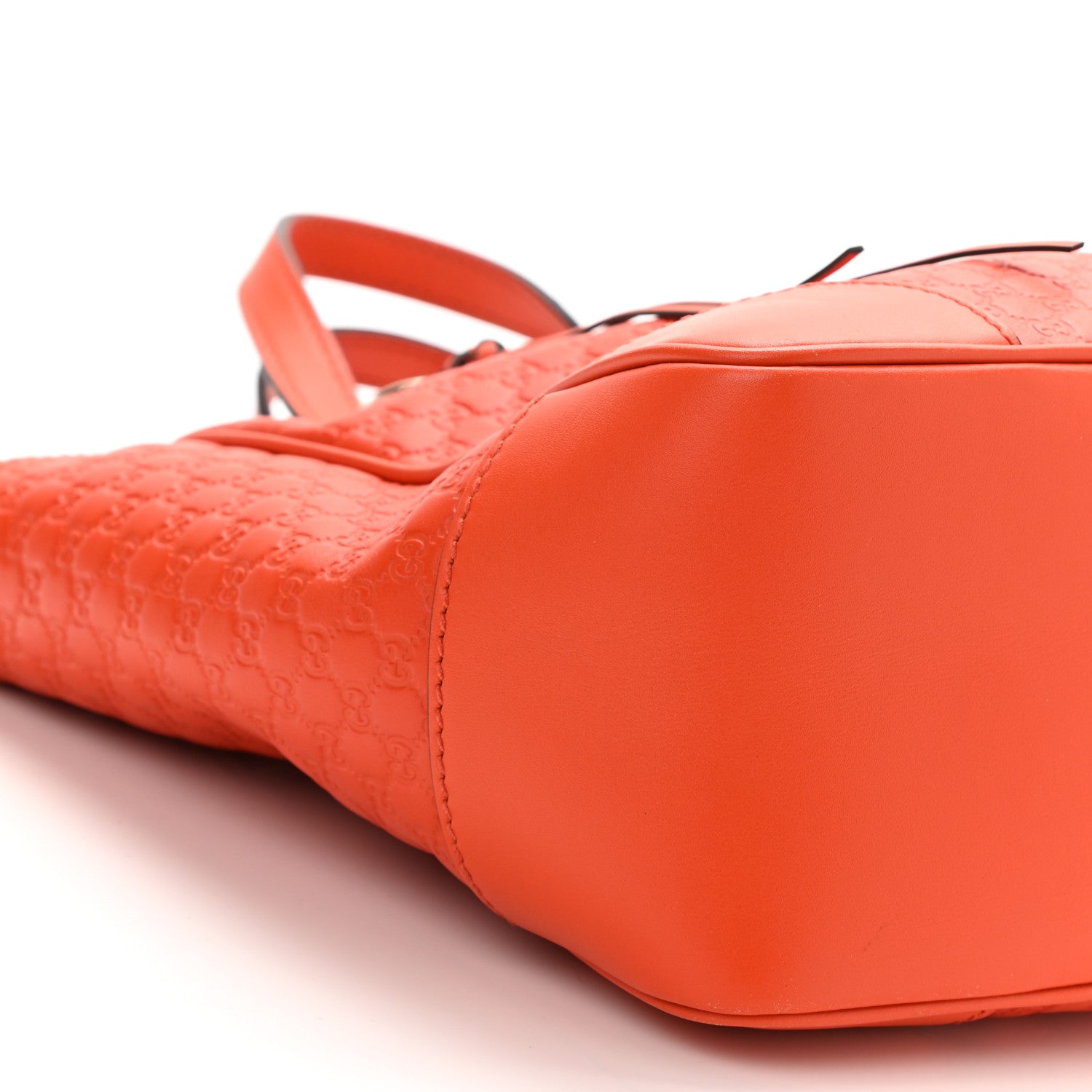 Gucci Microguccissima Small Bree Tote Sun Orange 9 of 10