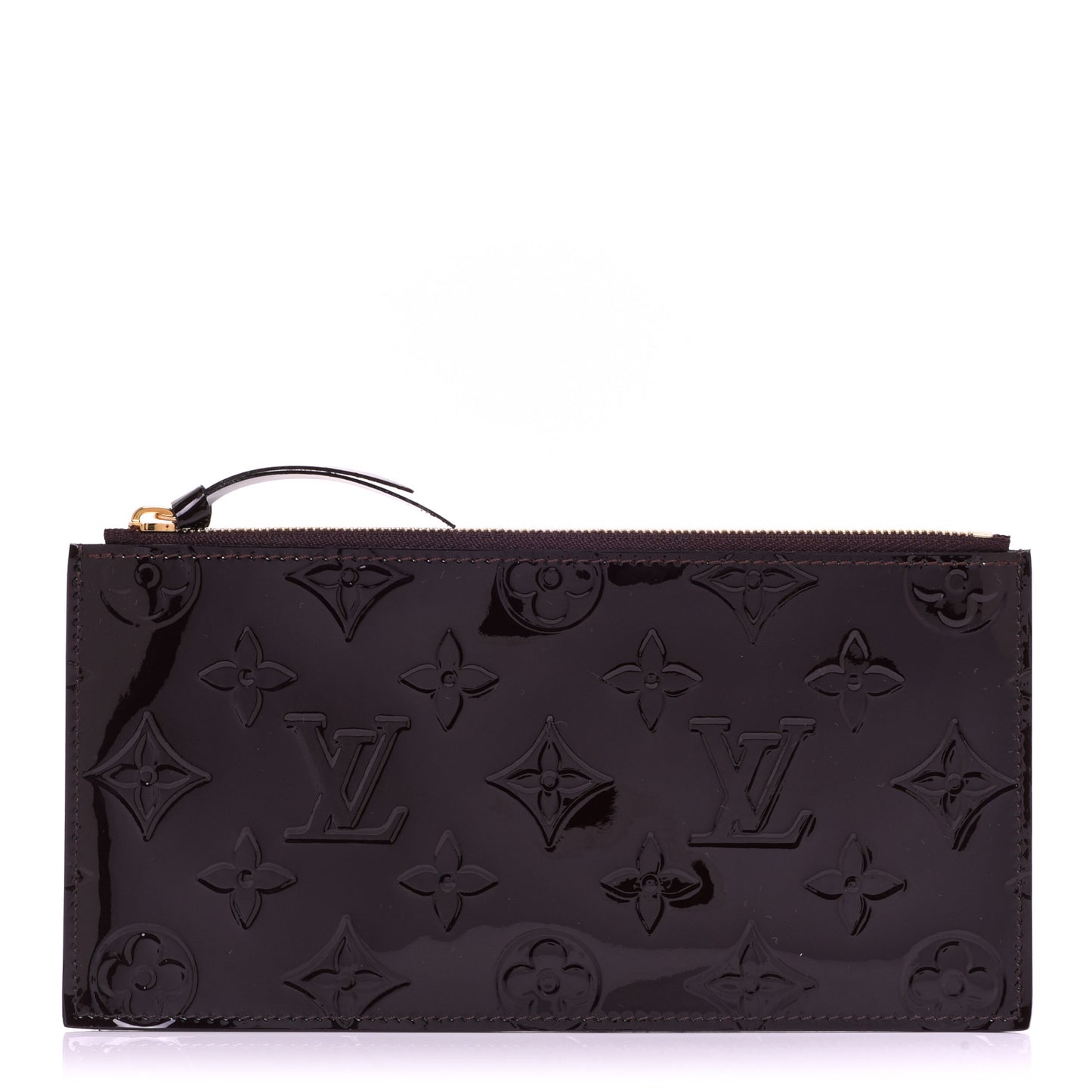 Vernis Felicie Chain Wallet Zippered Insert Amarante