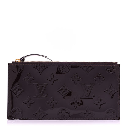 Louis Vuitton Vernis Felicie Chain Wallet Zippered Insert Amarante 1 of 6