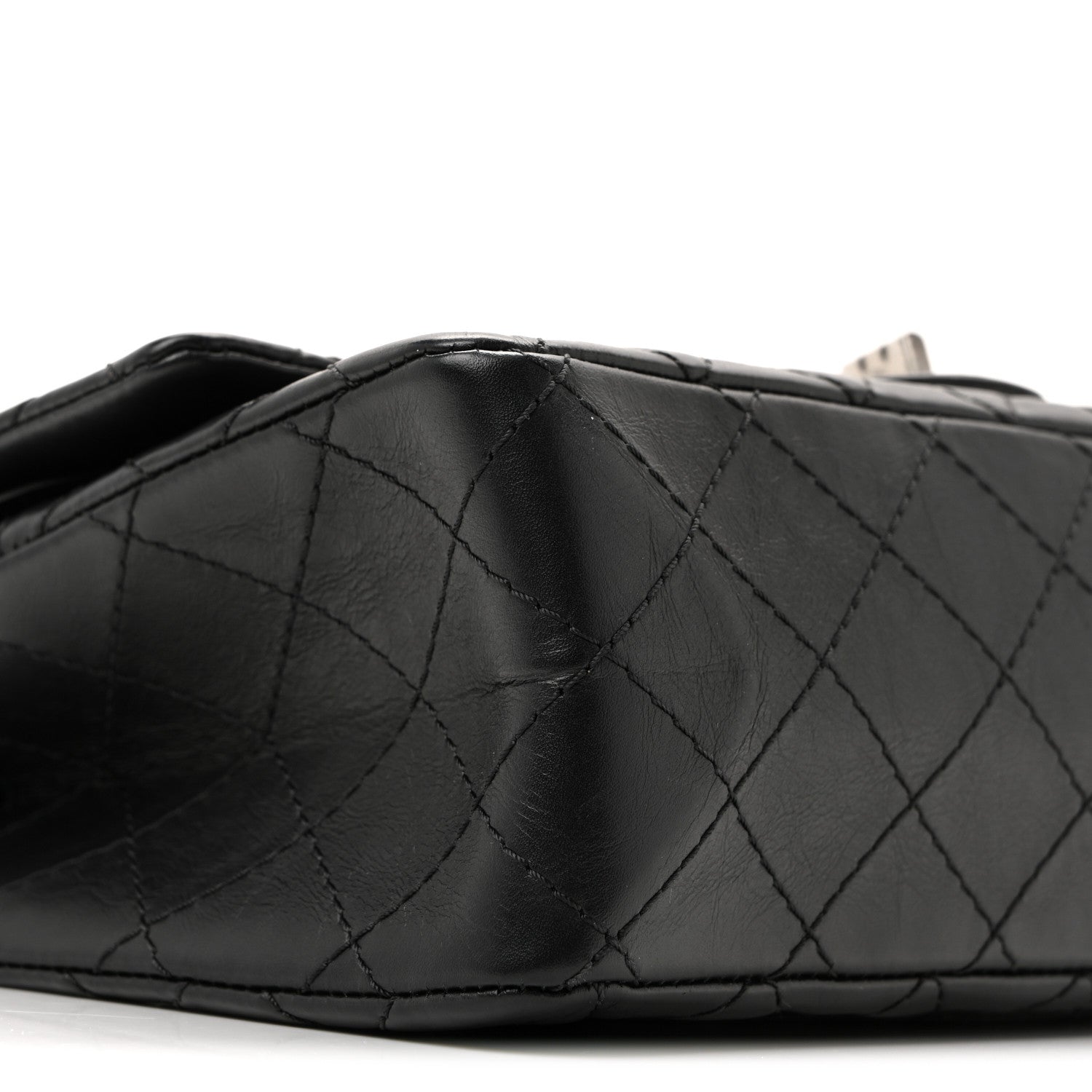 Chanel Aged Calfskin Quilted 2.55 Reissue 225 Flap Black 24 of 28