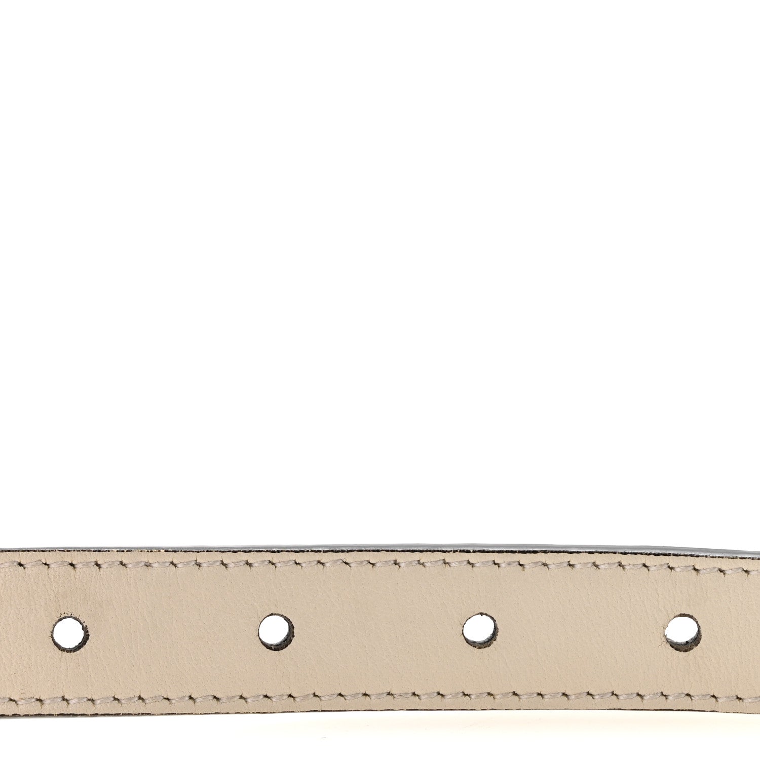 Gucci Calfskin Double G 20mm Belt 75 30 Mystic White 3 of 7