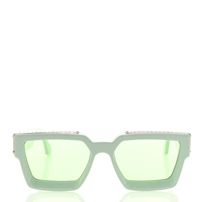 Louis Vuitton Acetate 1.1 Millionaires Sunglasses Z1325W Pale Green 2 of 6
