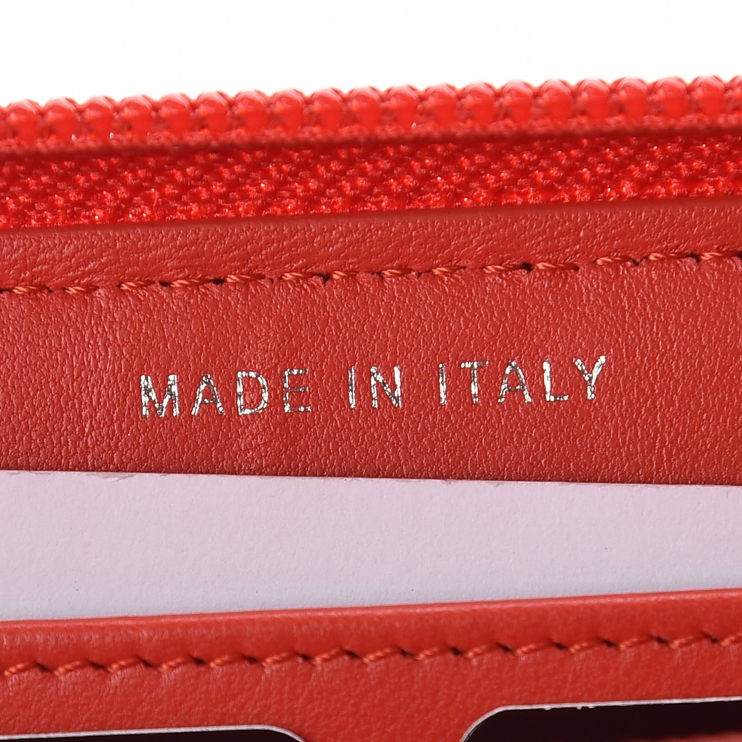 Lambskin Quilted Boy Zip Around Wallet Red