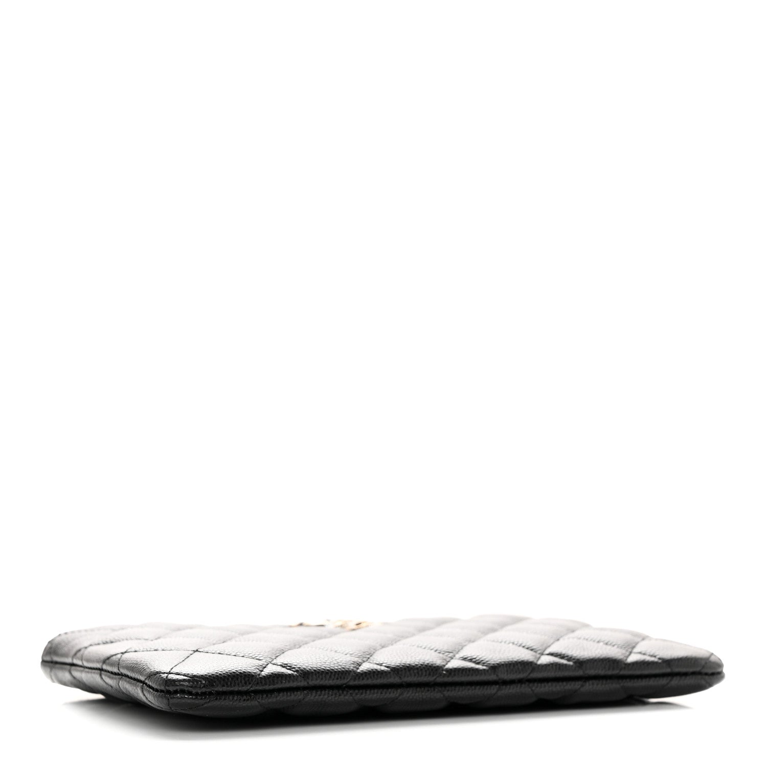 Chanel Caviar Quilted Crystal Enamel Cosmetic Case Black 4 of 8