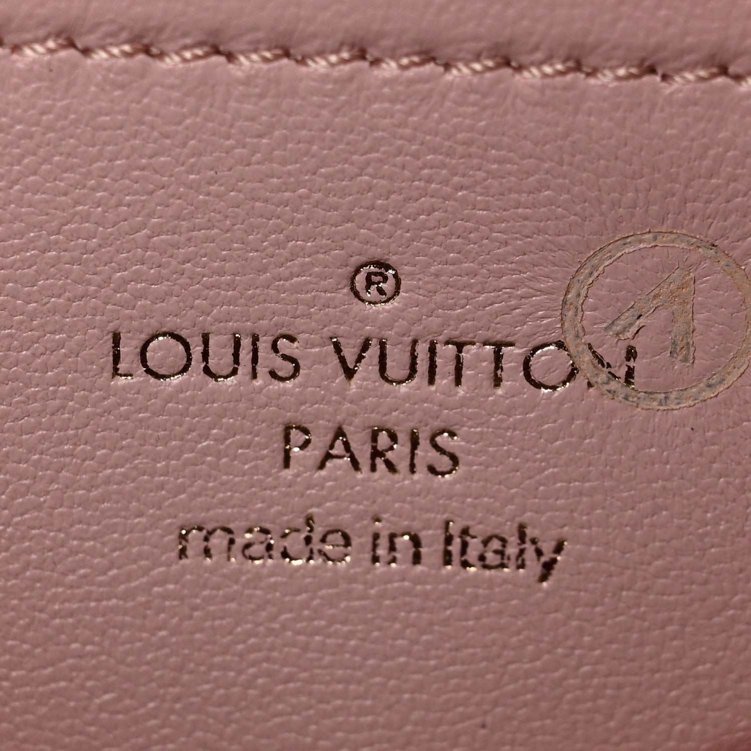 Louis Vuitton Lambskin Embossed Monogram Pochette Coussin Rose 5 of 7