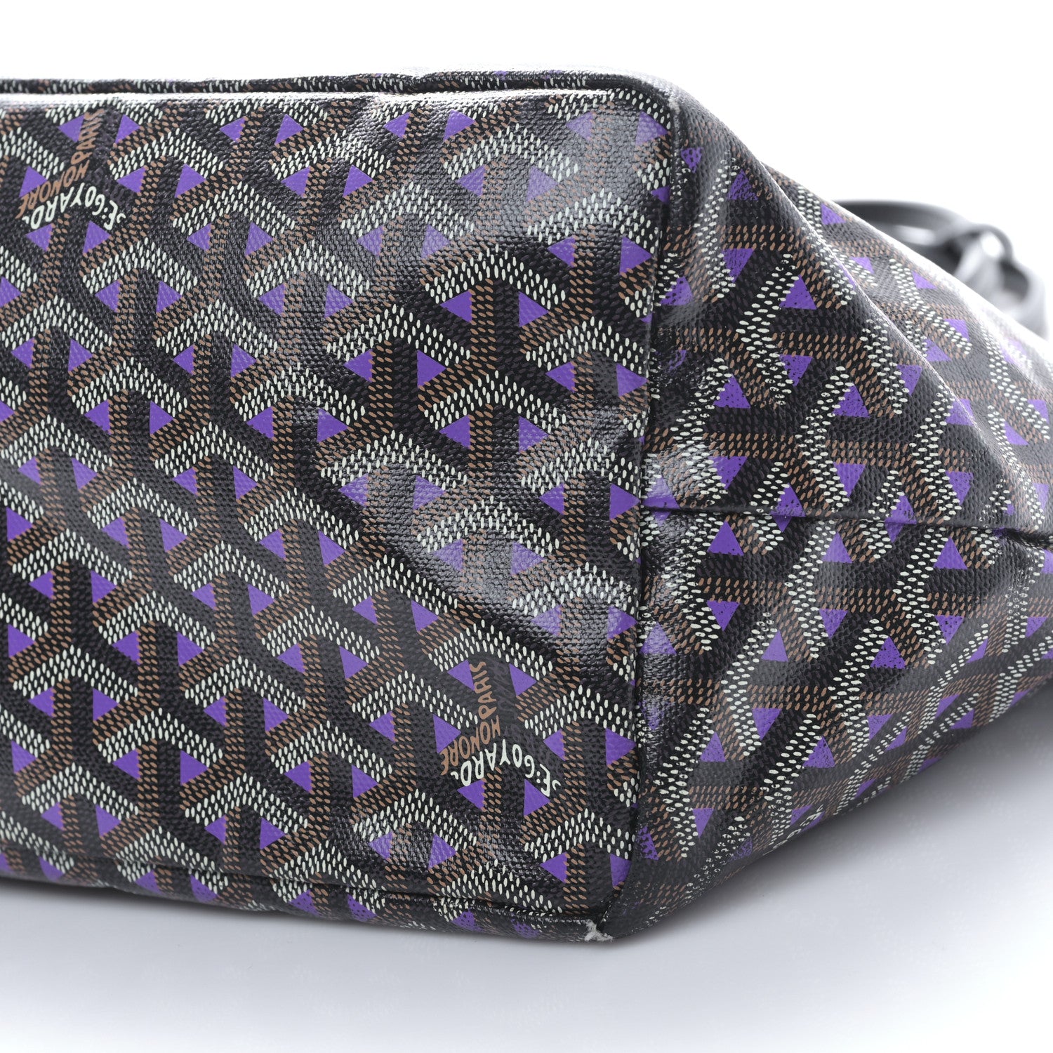Goyard Goyardine Saint Louis Claire Voie PM Black Violet 9 of 9