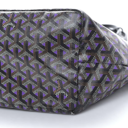 Goyard Goyardine Saint Louis Claire Voie PM Black Violet 9 of 9