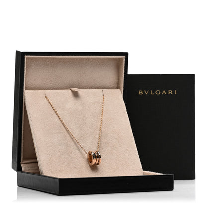Bulgari 18K Rose Gold B.Zero1 Pendant Necklace 5 of 5