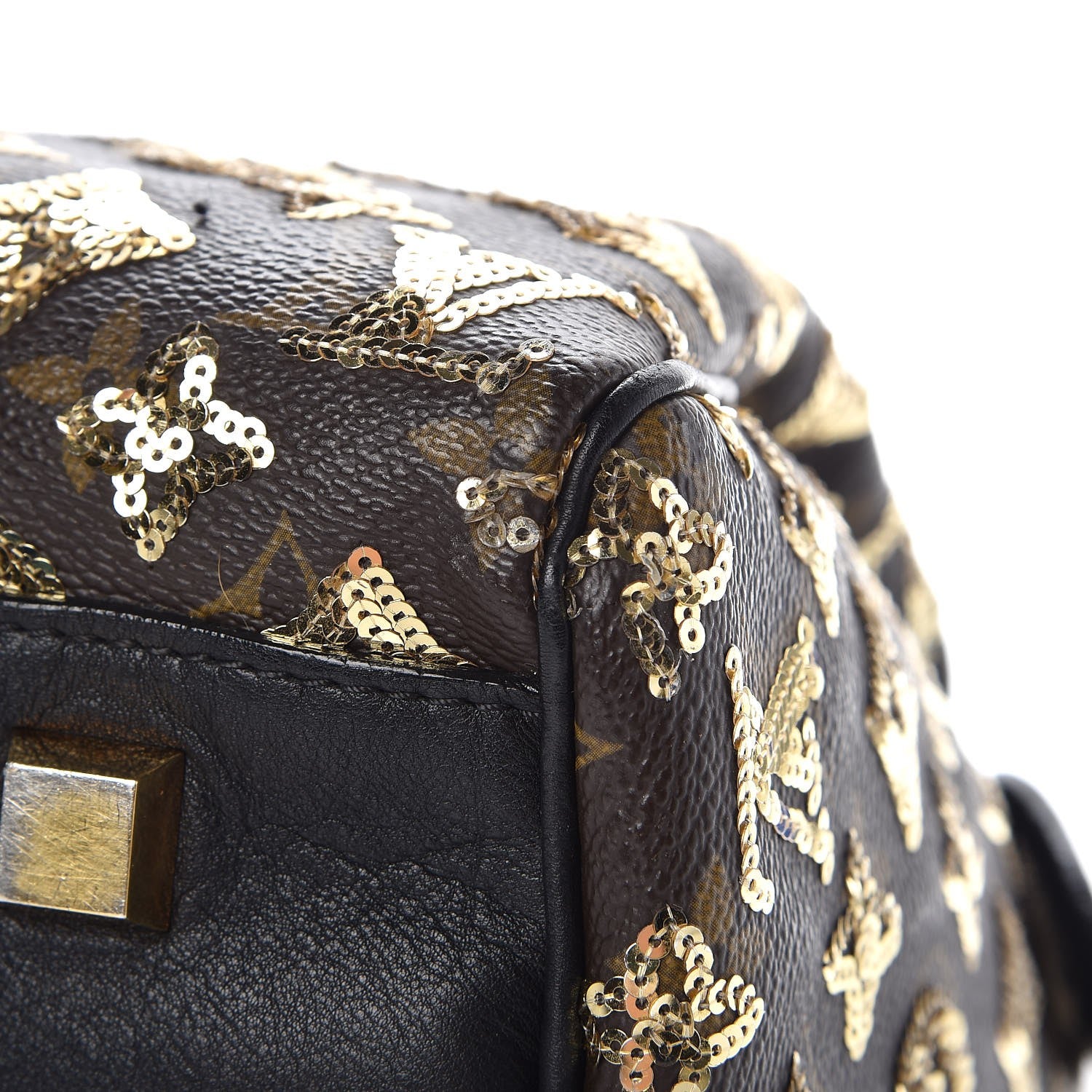 Louis Vuitton Monogram Sequins Eclipse Speedy 28 Gold 14 of 17