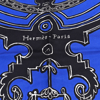 Hermes Silk Serio Ludere Scarf 90 2 of 5