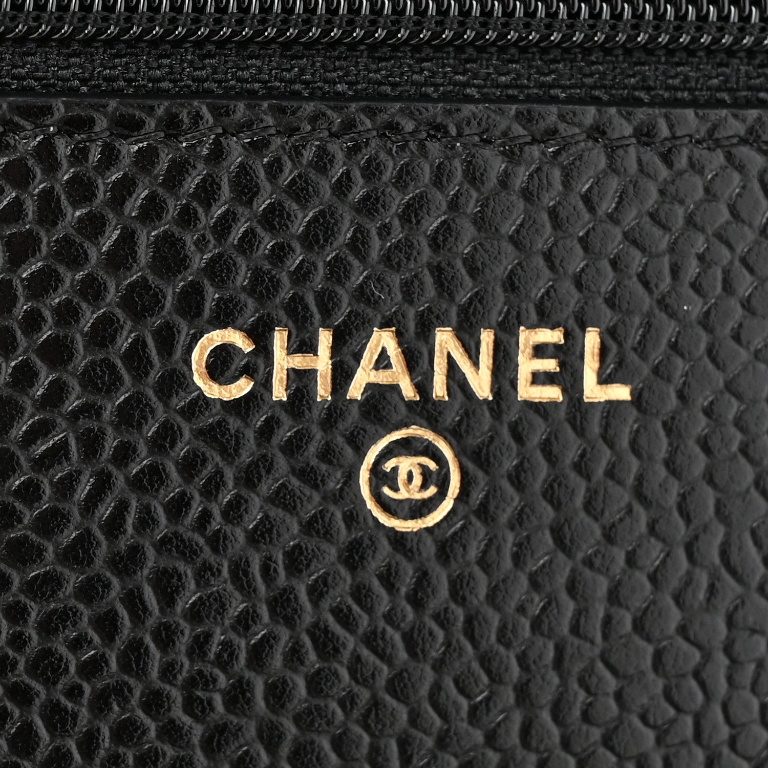 Chanel Caviar Quilted Wallet on Chain WOC Black 6 of 11