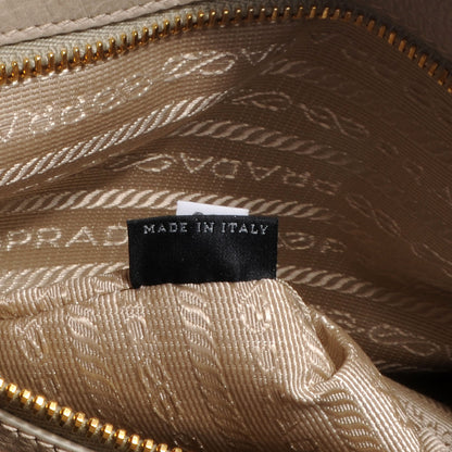 Prada Glace Calf Extra Wide Tote Stone 7 of 10