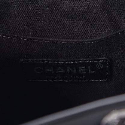 Chanel Lambskin Quilted Metallic Bubble Backpack Black 8 of 11