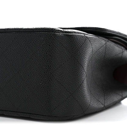Chanel Caviar Quilted Jumbo Double Flap Black 10 of 11