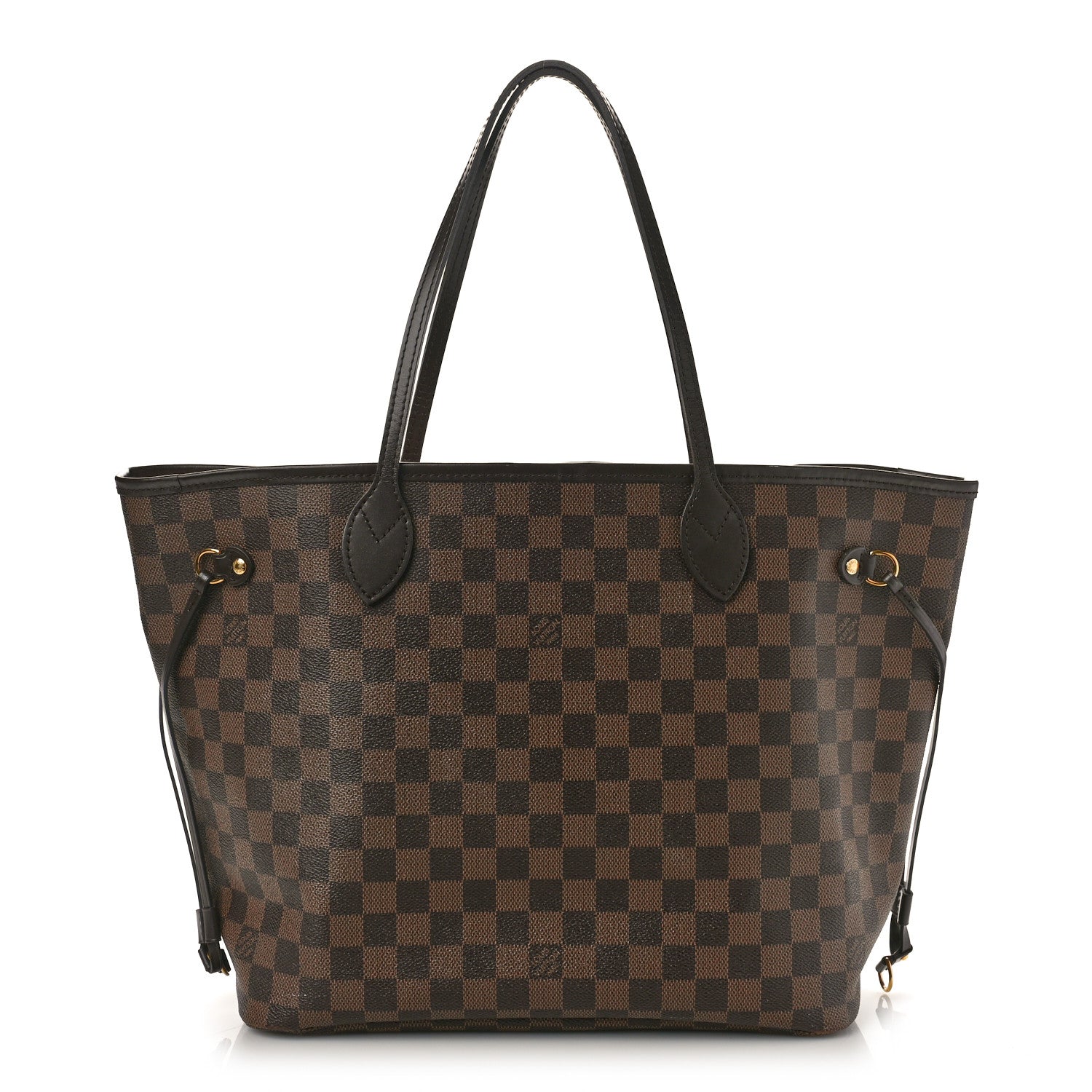 Louis Vuitton Damier Ebene Neo Neverfull MM Rose Ballerine 1 of 10