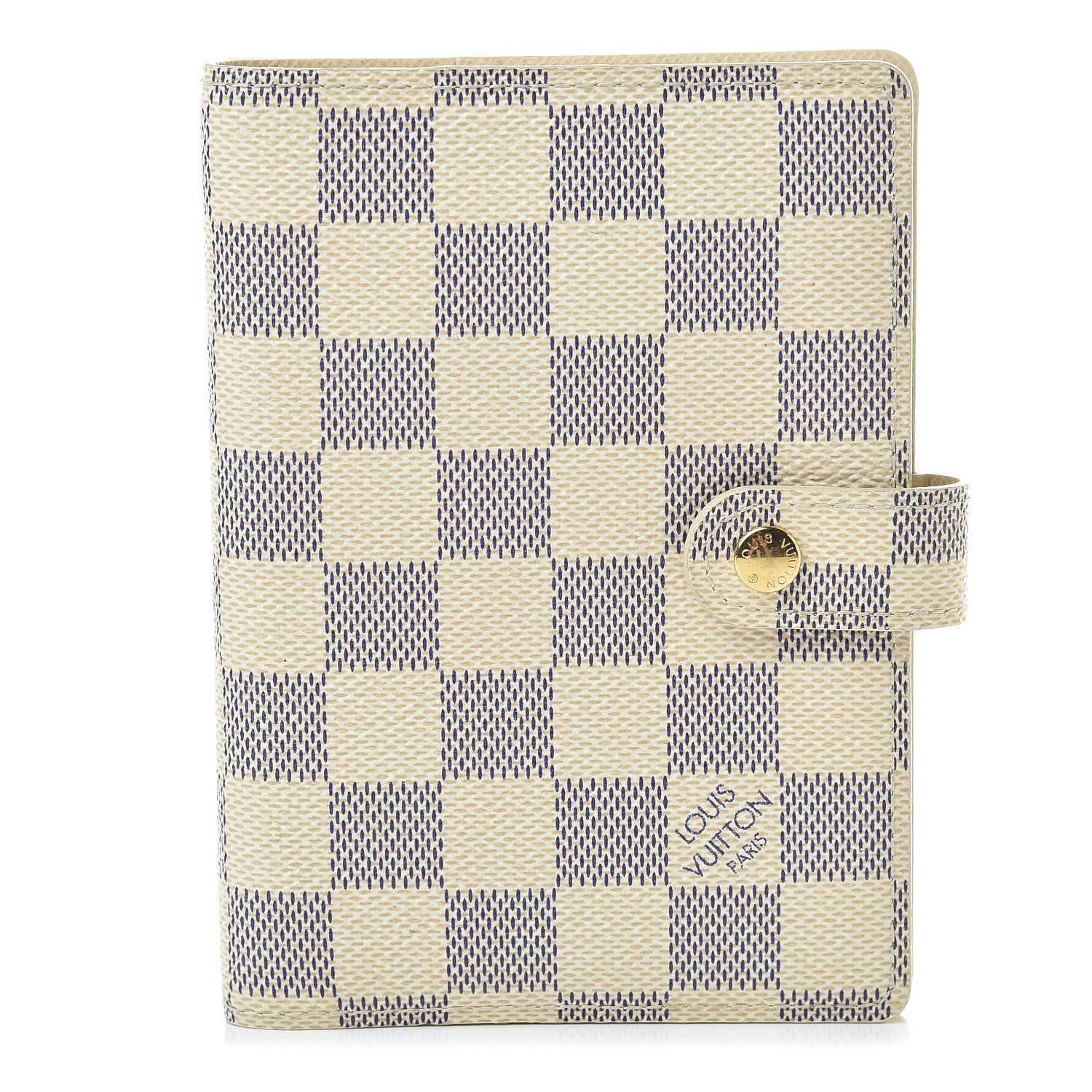 Louis Vuitton Damier Azur Small Ring Agenda Cover 1 of 8