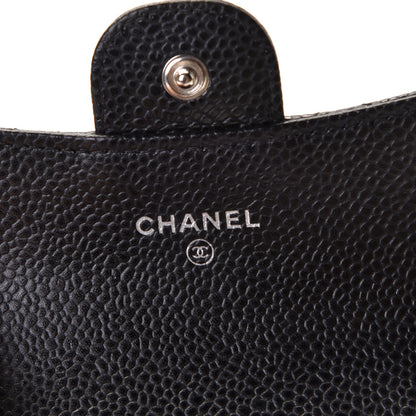 Chanel Caviar Quilted Flap Card Holder Black 7 of 12