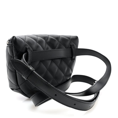 Chanel Calfskin Quilted Waist Belt Bag Black 3 of 9