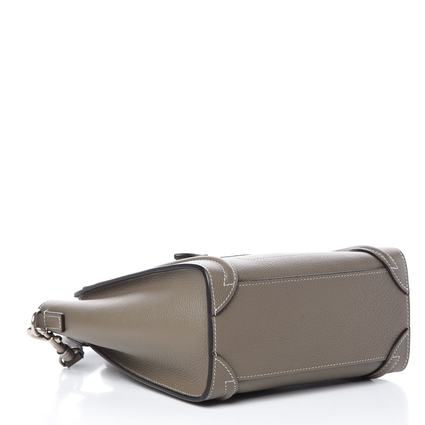 Drummed Calfskin Nano Luggage Souris