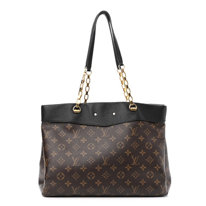 Louis Vuitton Monogram Pallas Shopper Black 1 of 10